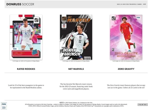 Vista 5 de 2022-23 Panini Donruss Soccer Paquete Jumbo de Valor (25 Tarjetas)
