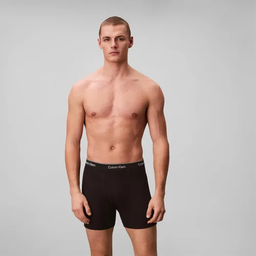Vista 2 de Calvin Klein Calzoncillos Bóxer Brief Clásicos de Algodón para Hombre (3 unidades)
