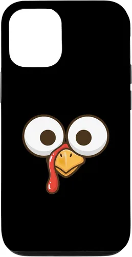 Vista 28 de Funny Cartoon Turkey Face, Big Eyes Thanksgiving Turkey Day Case for iPhone 16