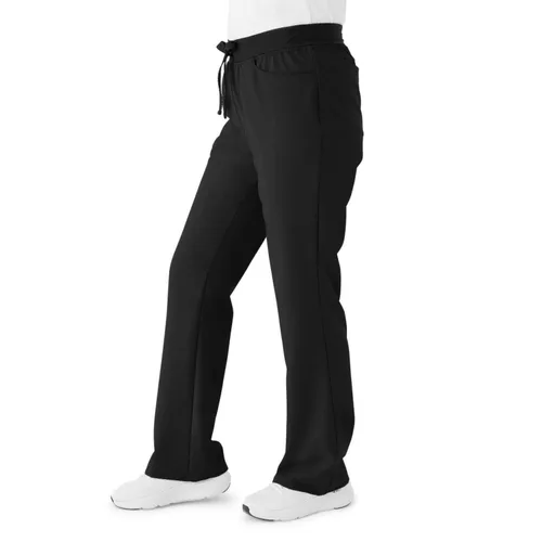 Vista 2 de ave. Pantalón médico Coastal con siete bolsillos para mujer, color negro, talla L