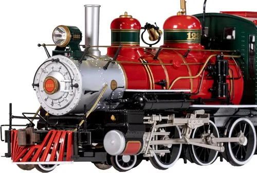Vista 4 de Bachmann Trains 4-6-0 Loco de vapor con engranajes de metal Navidad gran escala G