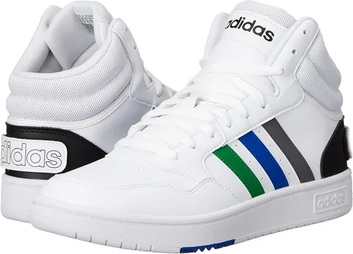Vista 7 de adidas Hoops 3.0 Mid - Tenis para hombre.