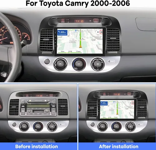 Vista 2 de [2G+64G] Radio de coche para Toyota Camry 2000 2001 2002 2003 2004 2005