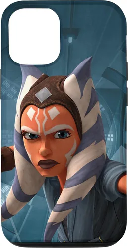 Vista 27 de Carcasa azul Ahsoka Tano para iPhone 13 Pro Max Star Wars The Clone Wars