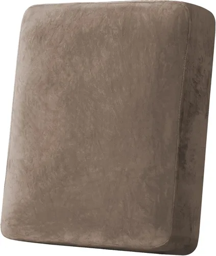 Vista 217 de H.VERSAILTEX Funda de cojín elástica de terciopelo para sofá, funda de cojín de felpa para cojines de silla, protector de muebles, cojín de asiento
