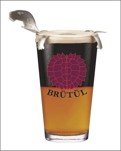Vista 2 de Brutul 1011 - Herramienta de capas de cerveza de tortuga negra y tostada, acero inoxidable