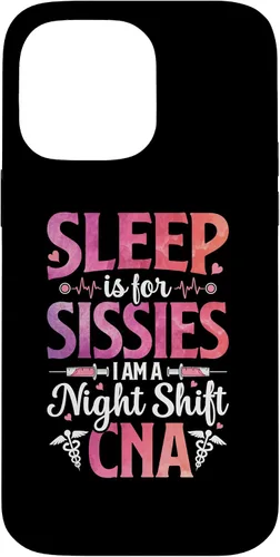 Vista 21 de iPhone 16 Sleep Is For Sissies CNA Certified Nursing Assistant Nurse Case
