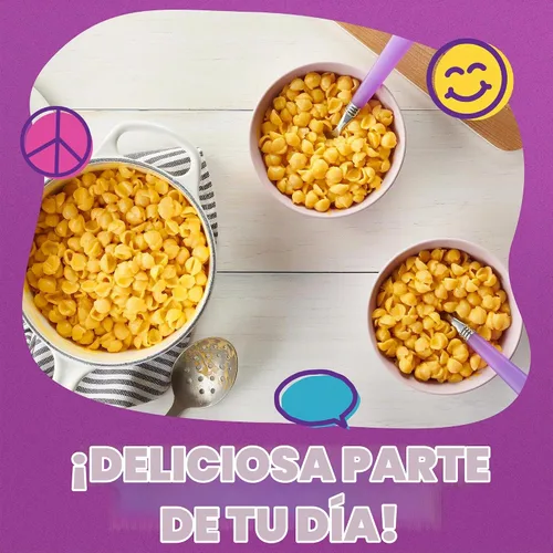 Vista 5 de Conchas de Annie's y Cheddar Añejo Real, hecho con pasta orgánica y queso real, 6 onzas