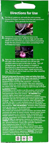 Vista 5 de ENVIRO-SAFE Direct Inject ProSeal XL4 1.5-5 ton Inject Stop Leak R-22 Home Contratista 3 Pack #2100AI-5CP