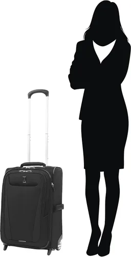 Vista 9 de Travelpro Luggage Maxlite 5 Juego de 2 piezas Bolsa suave y Rollaboard de 22 pulgadas, Negro