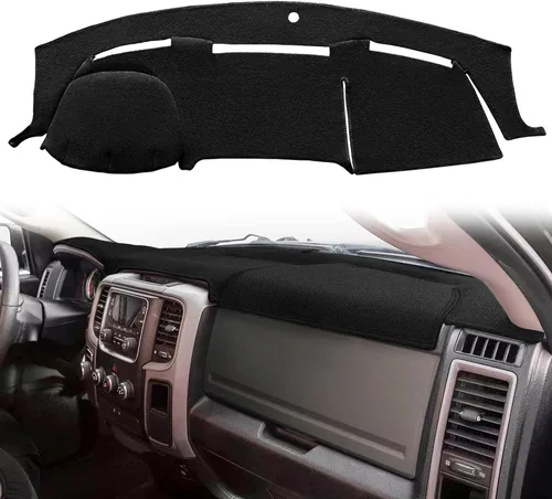 Vista 16 de Yiz Funda para Tablero Cubierta de Salpicadero Tapete de Ajuste Personalizado para Dodge Ram 1500 2002-2005, 2500/3500 2003-2005 (02-05 Beige) Y22