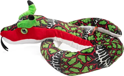 Vista 3 de Wild Republic - Peluche de serpiente de peluche, regalo para niños, Hueso de dragón, 54