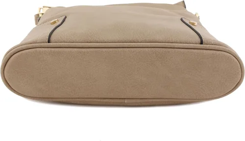 Vista 36 de Bolso cruzado grande con triple bolsillo con cremallera.