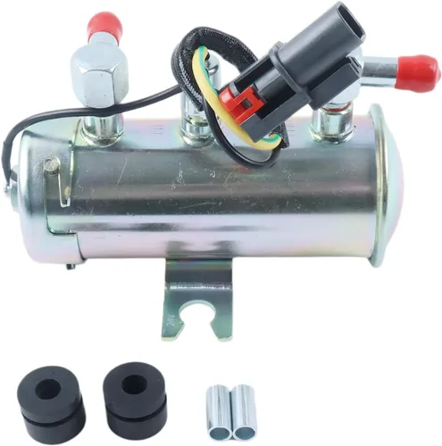 Vista 5 de Bomba de combustible universal eléctrica O-EP028 de gasolina de 24 V apta para faceta de plata estilo tractor barco