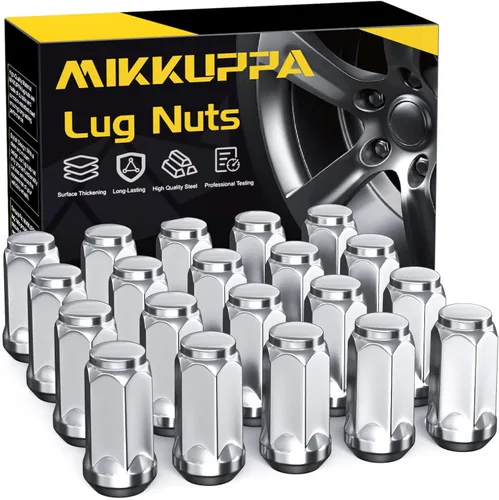 Vista 14 de MIKKUPPA Tuercas de rueda 9/16-18 - Reemplazo para Dodge Dakota 2005-2011, Durango 2004-2009, RAM 1500 2004-2009, RAM 2500 1994-2010, RAM 3500