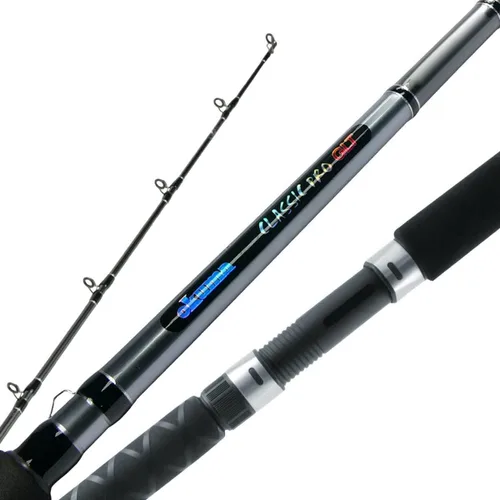 Vista 4 de OKUMA CV-163DLX - Carrete de convector de perfil bajo 2HPB + 1RB, Multi + Okuma Classic Pro GLT Downrigger Rod (8-20 libras)