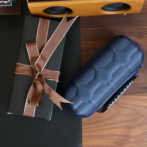 Vista 6 de Caja organizadora de relojes duros para hombres o mujeres, funda de viaje para 3 relojes, soporte portátil para relojes de pulsera y relojes