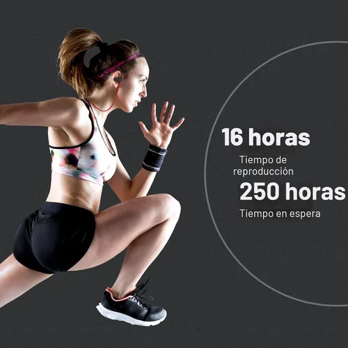 Vista 3 de Boean - Auriculares Bluetooth inalámbricos, auriculares Bluetooth 5.3 para correr, auriculares impermeables IPX7 con 16 horas de reproducción