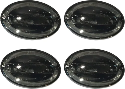 Vista 3 de Corvette C5 - Luces traseras LED para freno, lámpara de freno compatible con Chevy C5 Corvette 1997-2004 (NEGRO), sin arnés Hyperflash LFMOT00990