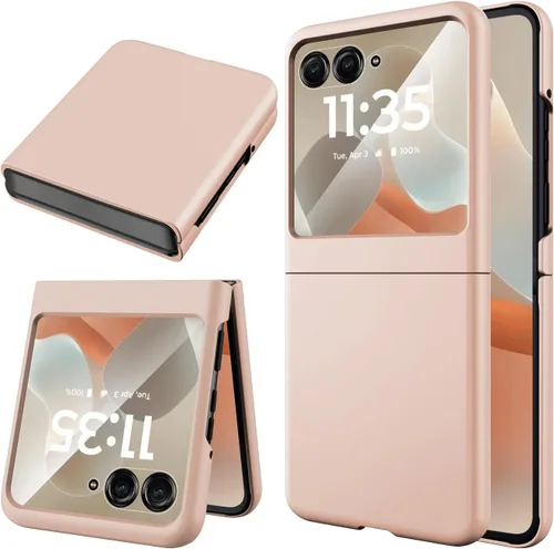 Vista 15 de Miimall Funda delgada para Galaxy Flip 7 con protector de pantalla integrado, grado militar, a prueba de golpes, a prueba de caídas, delgada