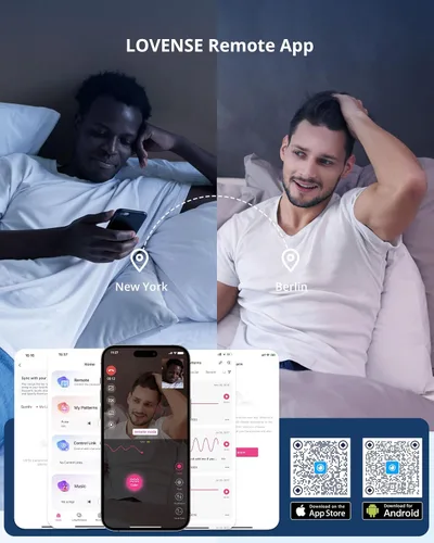Vista 2 de LOVENSE Calor Masturbador masculino, copa de masturbador masculino automático con 7 empujes giratorios para estimulación del pene, juguete
