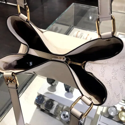 Vista 5 de Michael Kors Alto Bolso de mano grande de cuero granulado