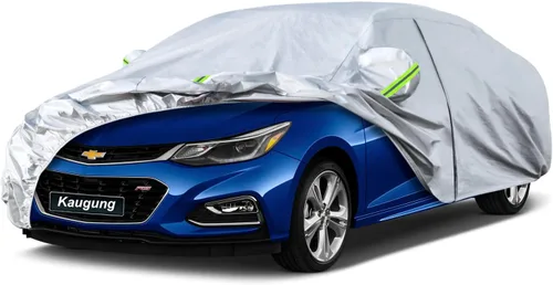 Vista 105 de Kaugung Funda para Coche de Ajuste Personalizado BMW Serie 3 E30 (1982-1994), 7 Capas Resistente al Viento Todo Clima Impermeable Cubierta Exterior