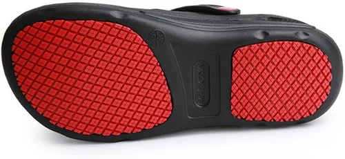 Vista 2 de Zapatos de chef para hombres y mujeres, zapatos de cocina antideslizantes, zapatos de trabajo impermeables a prueba de aceite, resistentes al agua