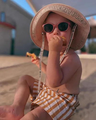 Vista 25 de Traje de baño para niños, ropa de playa de secado rápido, pantalones cortos de natación para niños pequeños, traje de baño a rayas, traje de baño