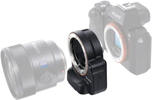 Vista 3 de Sony LA-EA4 - Adaptador de lente FF de montaje A a montaje E con TMT
