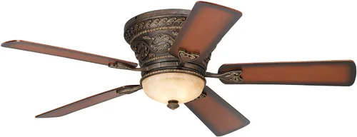 Vista 2 de Ventilador de techo interior de 52 "ancestría bronce Hugger de 5 aspas