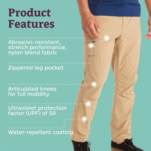 Vista 4 de MARMOT Arch Rock Pant Lightweight, Water-Resistant, UPF Protection