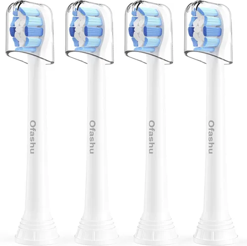 Vista 9 de Cabezales de repuesto compatibles con Philips Sonicare Protectiveclean C1 C2 4100 5100 6100 9024 6250, blanco, 10 cabezales de cepillo eléctrico