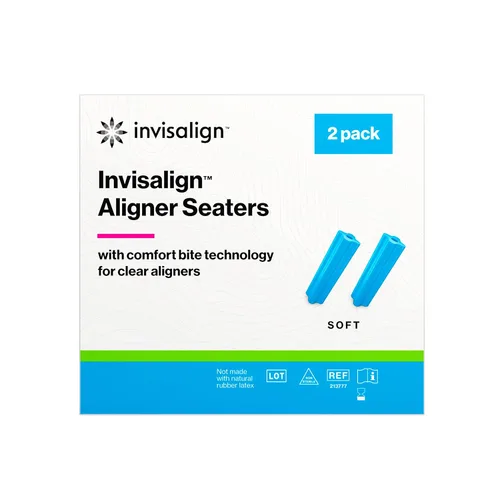 Vista 4 de Invisalign Aligner Seaters, Blue Aligner Chewies (paquete de 2)