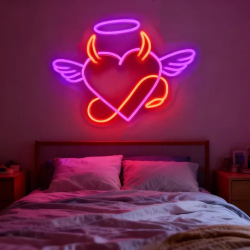 Vista 11 de XOXO - Letrero de luz LED de neón rosa para el día de San Valentín para pared de dormitorio, luces de neón para decoración de pared, letrero Xoxo