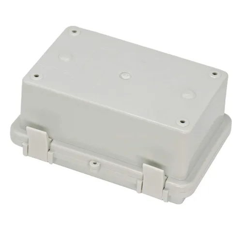 Vista 5 de Zulkit Caja eléctrica IP65 impermeable de plástico ABS - Cáscara con bisagras, 2 retenedores de cable, 5.9 x 3.9 x 2.8 pulgadas