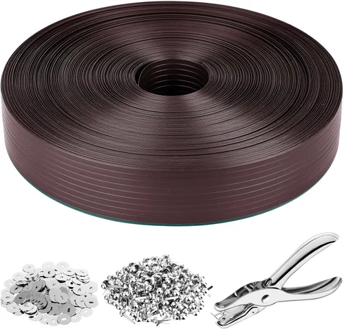 Vista 2 de LWarranty - 302 láminas de privacidad para valla de eslabones de cadena con Chocolate
