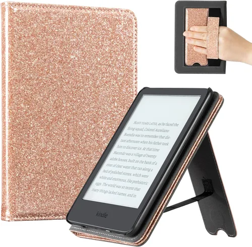 Vista 2 de CoBak Funda para todos los nuevos E-Reader de 6 pulgadas 2024 y 2022 (11 generación), funda inteligente de piel sintética, apagado y encendido