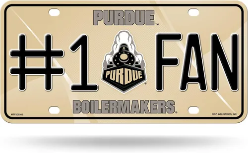 Vista 11 de Rico Industries NCAA - Placa de matrícula metálica unisex para adultos #1