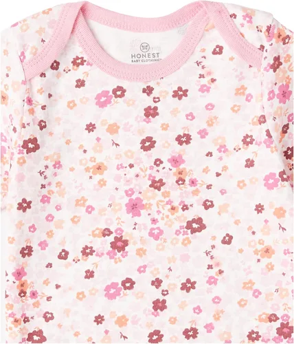 Vista 9 de HonestBaby Girls Organic Cotton Short Sleeve Bodysuits Multipack