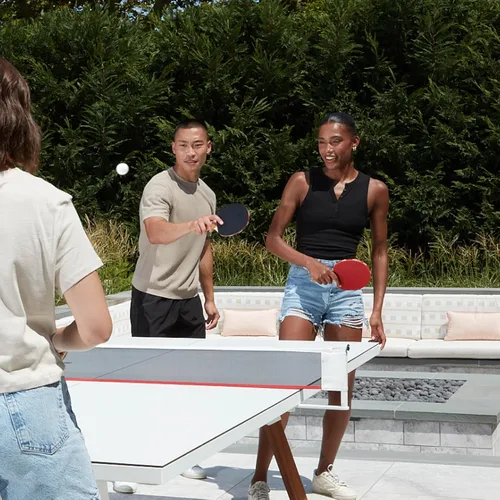 Vista 6 de ESPN Ping Pong Set, Table Tennis Ideal for Family Games and Game Night