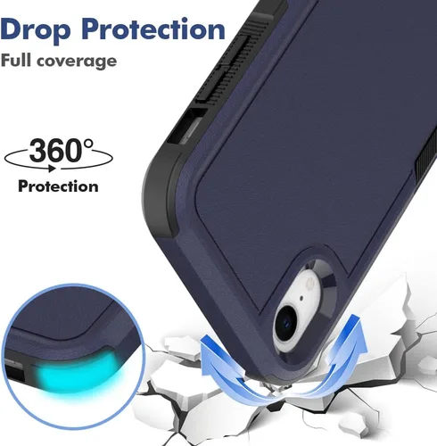 Vista 345 de Jeylly Funda para iPhone SE/Funda para iPhone 5S, Exterior de Plástico Duro que Absorbe Golpes + Interior de Silicona de Goma Defensor contra
