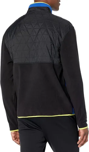 Vista 4 de Nautica Chaqueta de cuello alto falso con cremallera completa para hombre