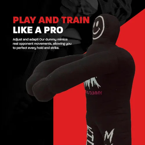 Vista 4 de Hawk Sports Maniquí de lucha para niños para fitness y entrenamiento, postura, golpe y lanzamiento de maniquí de lucha para niños, 3 pies