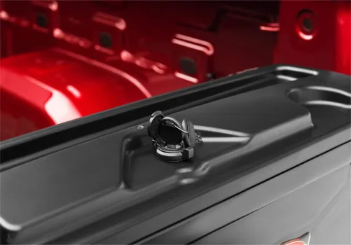 Vista 5 de UnderCover SwingCase SC400P Caja de almacenamiento para caja de camioneta Compatible con Toyota Tundra 2007 - 2021 lado del pasajero, color negro