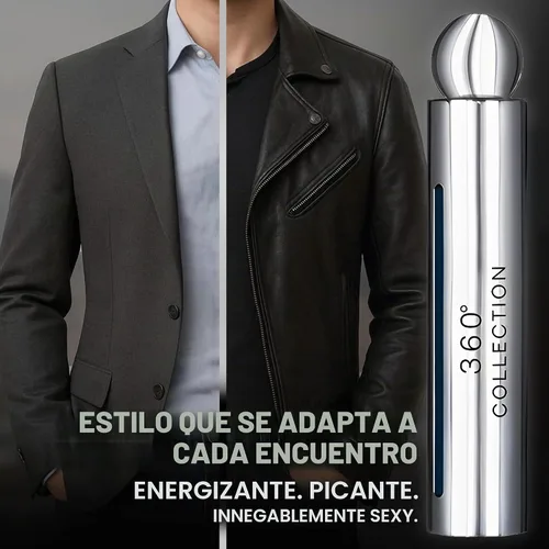 Vista 4 de Perry Ellis 360° Collection Eau De Toilette Spray para hombre, 3.4 oz (100 ml)
