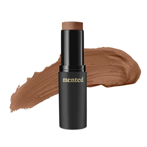 Vista 19 de Mented Cosmetics - Base de maquillaje en barra, corrector y barra de contorno para piel oscura, base en crema para mujeres negras, vegano y libre