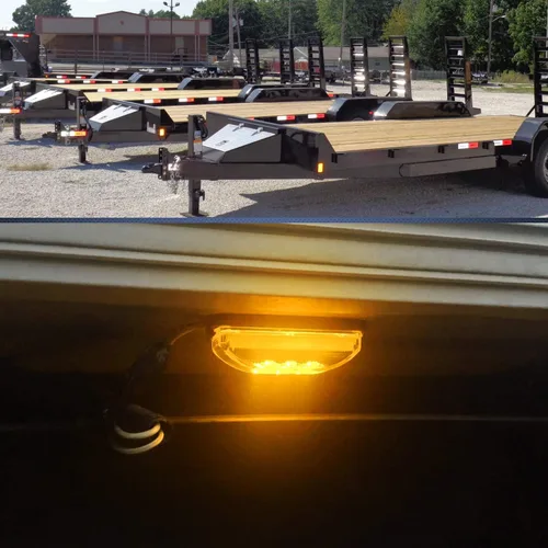 Vista 6 de Nilight 2 piezas de 3.9 pulgadas de luces indicadoras laterales delanteras y traseras, 3 luces LED ámbar, lámpara de clearance, sellada e