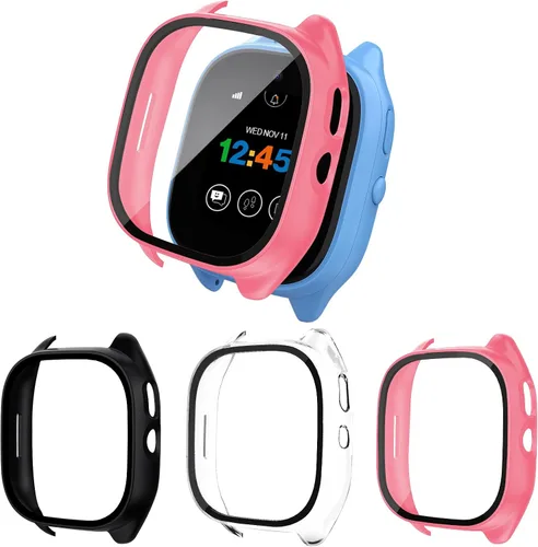 Vista 13 de Paquete de 3 fundas compatibles con Gizmo Watch 2 protector de pantalla para niños Funda protectora sensible al tacto Protección duradera