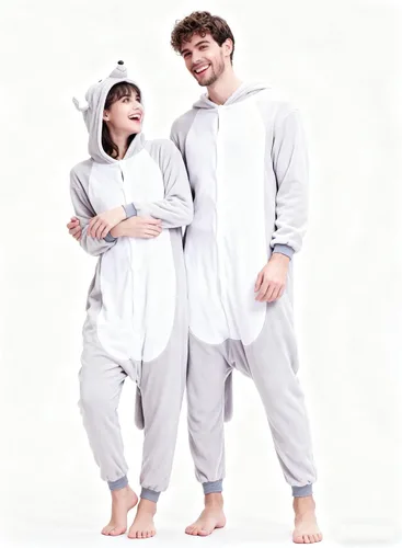Vista 4 de Honeystore Pijama unisex con capucha y diseño de ratón